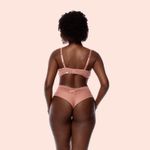 SUTIÃ MEIA TAÇA COM BOJO E ARO EM MICROFIBRA E RENDA - CALLAS