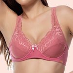 SUTIÃ SEM BOJO COM ARO EM RENDA E MICROFIBRA - SANDIA