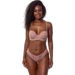 CALCINHA BIQUÍNI FIO DUPLO RENDA E MICROFIBRA CALLAS - CALLAS