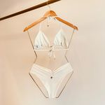 TOP NARA CORTININHA BIQUINI - OFF-WHITE