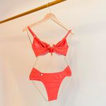 CALCINHA MAYSA PLISSADA BIQUINI - CORAL