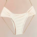 CALCINHA MAYSA PLISSADA BIQUINI - OFF-WHITE