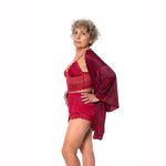 MINI DOLL LIGANETE COM ROBE VERMELHO DIVINO - DIVINO