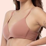 SUTIÃ SEM ARO COM BOJO MACIO TRIÂNGULO EM MICROFIBRA - CALLAS