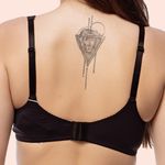 SUTIÃ SEM BOJO COM ARO EM RENDA E MICROFIBRA - PRETO