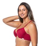 SUTIÃ PUSH-UP COM BOJO E ARO INTEIRIÇO EM MICROFIBRA - DIVINO