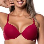SUTIÃ PUSH-UP COM BOJO E ARO INTEIRIÇO EM MICROFIBRA - DIVINO