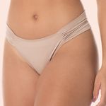 CALCINHA BIQUÍNI FIO DENTAL DUPLO - CHOCOLATE