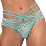 CALCINHA SEXY RENDA E STRAPPY VERDE ACALANTO - ACALANTO