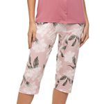 1901037 PIJAMA CAPRI COM BOTÃO - ROSA