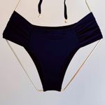 CALCINHA LISA PLISSADA BIQUINI - PRETO