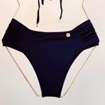 CALCINHA LISA PLISSADA BIQUINI - PRETO