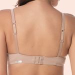 SUTIÃ PUSH-UP COM BOJO E ARO EM MICROFIBRA - CHOCOLATE