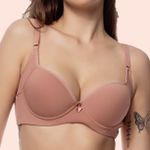 SUTIÃ REFORÇADO COM ALTA SUSTENTAÇÃO COM BOJO E ARO EM MICROFIBRA - CALLAS