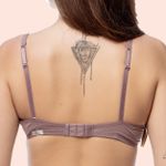 SUTIÃ MEIA TAÇA COM BOJO E ARO EM MICROFIBRA E RENDA - SATIN