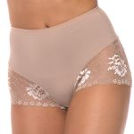 CALCINHA CALEÇON RENDA - CHOCOLATE