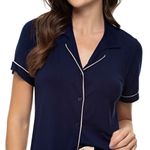 1901011 PIJAMA AMERICANO VISCOLYCRA - AZUL MARINHO