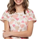 1901101 PIJAMA CORAÇAO RIBANA - ESTAMPADO