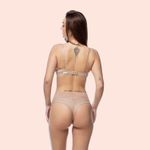 SUTIÃ MEIA TAÇA COM BOJO E ARO E COM BASE EMBUTIDA EM MICROFIBRA - CHOCOLATE