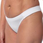 CALCINHA TANGA COM ESPUMINHA NA LATERAL - BRANCO