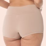 CALCINHA BOXER SHORTINHO DE MICROFIBRA - CHOCOLATE