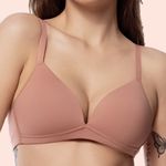 SUTIÃ SEM ARO COM BOJO MACIO TRIÂNGULO EM MICROFIBRA - CALLAS