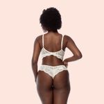 CALCINHA FIO DUPLO RENDA - PEROLA