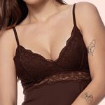 SHORT DOLL ALCINHA MICROFIBRA - CACAU