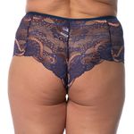 CALCINHA FIO HOT PANTS - AZUL MARINHO