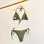 CALCINHA NARA FIO DUPLO BIQUINI - VERDE MAJOR