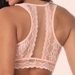 TOP NADADOR EM RENDA E TULE SEM BOJO E SEM ARO - FLORA