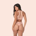 TOP NADADOR EM RENDA E TULE SEM BOJO E SEM ARO - FLORA