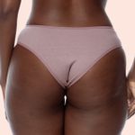 KIT CALCINHA TANGA ALGODÃO - COM 03 PEÇAS - CHOCOLATE/MESCLA/SATIN