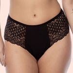 CALCINHA CÓS ALTO RENDA - PRETO