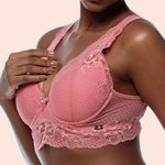 SUTIÃ COM ALÇAS LARGAS COM BOJO E ARO EM RENDA - SANDIA