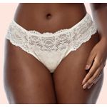 CALCINHA FIO DUPLO RENDA - PEROLA