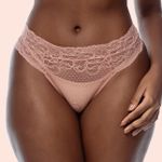 CALCINHA FIO DUPLO CÓS EM RENDA - CALLAS