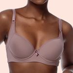 SUTIÃ REFORÇADO COM ALTA SUSTENTAÇÃO COM BOJO E ARO EM MICROFIBRA - SATIN