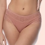 CALCINHA CÓS ALTO TANGA RENDA E MICROFIBRA - CALLAS