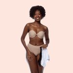 KIT CALCINHA MICROFIBRA HOT PANTS - COM 03 PEÇAS - PRETO/BRAN/CHOC