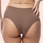 KIT CALCINHA MICROFIBRA HOT PANTS - COM 03 PEÇAS - CALLAS/CASTANHO/SENSUALE
