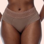 Kit Calcinha Microfibra Cós em Renda com 3 Peças - CALLAS/CASTANHO/SENSUALE