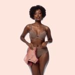 Kit Calcinha Microfibra Cós em Renda com 3 Peças - CALLAS/CASTANHO/SENSUALE