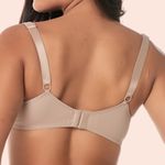 SUTIÃ CURVES SEM BOJO COM ARO MEIA TAÇA EM MICROFIBRA - CHOCOLATE