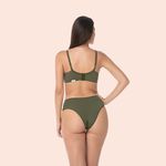 SUTIÃ SEM ARO COM BOJO MACIO E ALONGADO EM MICROFIBRA - VERDE MAJOR