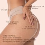 CALCINHA BIQUÍNI FIO DENTAL DUPLO - CHOCOLATE