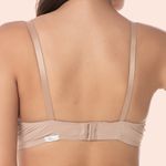 SUTIÃ SEM BOJO E SEM ARO TRIANGULO EM MICROFIBRA - CHOCOLATE