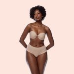 CALCINHA HOT PANT CÓS ALTO COM LATERAL DUPLA - CHOCOLATE