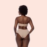 CALCINHA HOT PANT CÓS ALTO COM LATERAL DUPLA - CHOCOLATE