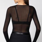 00800 CAMISETE LOBA FIO 40 - PRETA